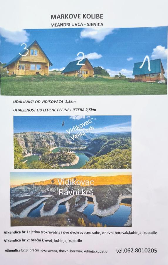 Markove Kolibe 2, Uvac Sjenica Exterior photo